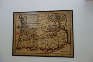 Mapa Algarve w muzeum w Olhão